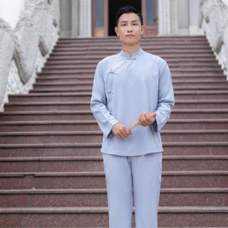 BỘ LAM DÀNH CHO NAM- CHẤT LIỆU LỤA NHẬT- MỀM MỊN - THẤM HÚT TỐT - 056