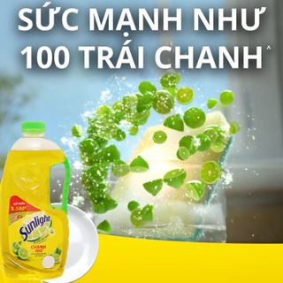 Sunlight Rửa Chén Chanh Chai 1.4kg