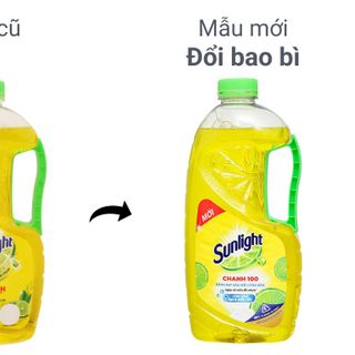 Sunlight Rửa Chén Chanh Chai 1.4kg