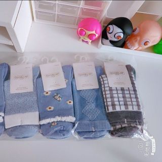 LỐ 10 ĐÔI TẤT NHÚN MÀU CỔ CAO