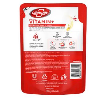 Lifebuoy ST BVVT 800g (Túi Đỏ)