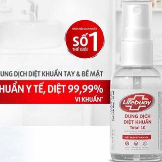 Lifebuoy Xịt Khuẩn 50ml (Chai Xịt)
