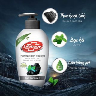 Lifebuoy NRT Than & Bạc Hà 180g