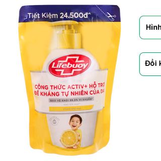 Lifebuoy NRT Chanh 400g (Túi Vàng)