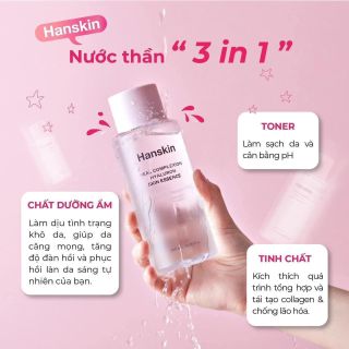 Toner cấp ẩm hoa hồng Hanskin