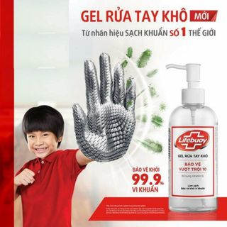 Lifebuoy Gel RT Khô 330ml (Chai Vòi)