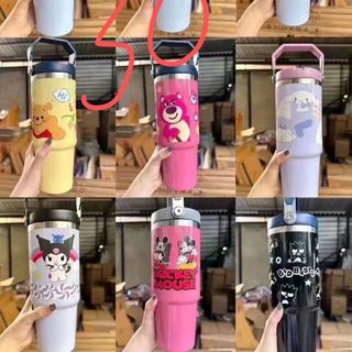 Ly inox giữ nhiệt 900ml quai sách xịn