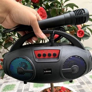 Loa Bluetooth SKD 107 Hát Karaoke Tặng Kèm Mic giá sỉ