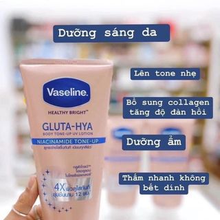 Dưỡng trắng body Vaseline 4x