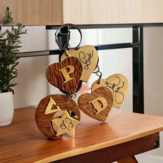 Móc khóa hình chữ cái