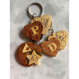 Móc khóa hình chữ cái
