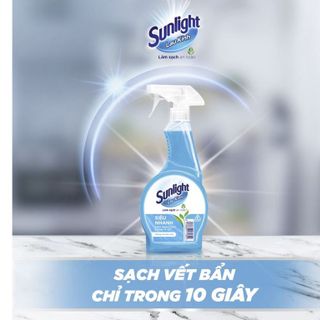 SunLight Lau Kính 520ml (Xanh Dương)