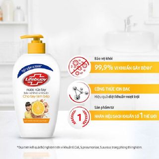 Lifebuoy NRT Chanh 180g (Vàng)