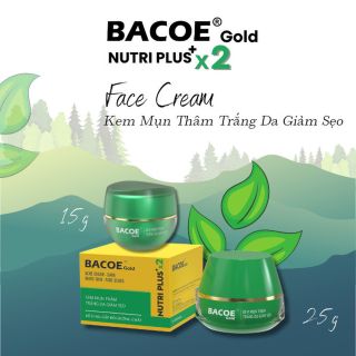 Kem Mặt Bacoe Gold 15g /25g