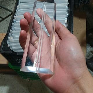 Biển chức danh mica , Biển tên quân đội để bàn kích thước 8x15cm