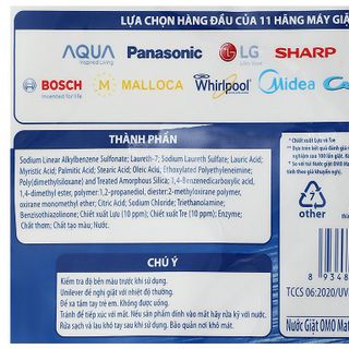 Omo NG Bền Đẹp Cửa Trước 3.6Kg (Túi)