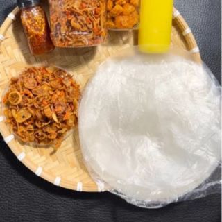 Set bánh tráng phơi sương như hình