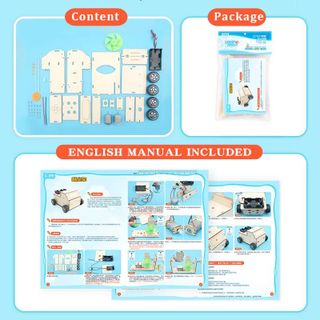 Đồ chơi lắp ghép bằng gỗ mô hình Máy quét chân không DIY-201