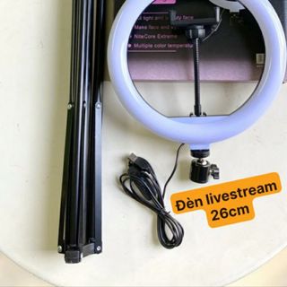 Đèn livestream 26cm - có chân