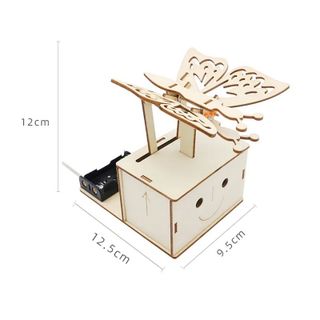 Đồ chơi lắp ghép bằng gỗ hình cánh bướm DIY-185 giá sỉ