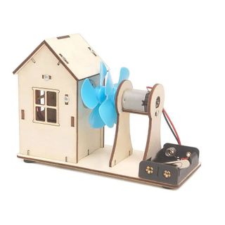 Đồ chơi lắp ghép bằng gỗ mô hình Trạm quạt gió DIY-132 giá sỉ