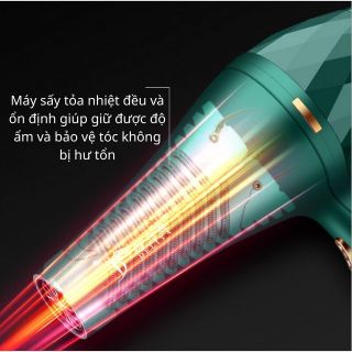 Máy Sấy Tóc Deliya Công Suất Lớn Tạo Kiểu 2 Chiều Nóng Lạnh Cho Salon Tóc Cao Cấp