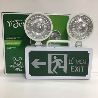Đèn Sự Cố Khẩn Cấp Chiếu Sáng Kết Hợp Biển Chỉ Dẫn Thoát Hiểm Exit - Thiết Bị Phòng Cháy Chữa Cháy