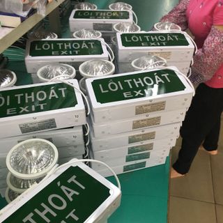 Đèn Sự Cố Khẩn Cấp Chiếu Sáng Kết Hợp Biển Chỉ Dẫn Thoát Hiểm Exit - Thiết Bị Phòng Cháy Chữa Cháy