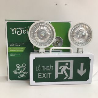 Đèn Sự Cố Khẩn Cấp Chiếu Sáng Kết Hợp Biển Chỉ Dẫn Thoát Hiểm Exit - Thiết Bị Phòng Cháy Chữa Cháy
