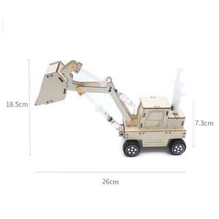 Đồ chơi lắp ghép bằng gỗ mô hình máy xúc thủy lực DIY-181