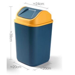 Thùng Rác Nhựa Nắp Lật 15L