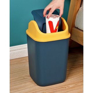 Thùng Rác Nhựa Nắp Lật 15L