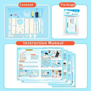 Đồ chơi lắp ghép bằng gỗ Bộ bơm dầu 3D DIY-127