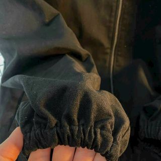 Áo khoác sơ mi kaki cổ bể , logo thêu