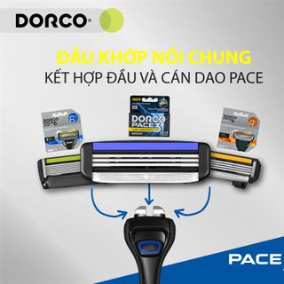 04 đầu dao cạo râu 3 lưỡi DORCO PACE 3
