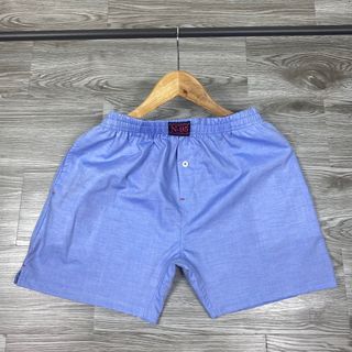 Quần đùi nam mặc nhà vải kate có túi tiện lợi 40-90kg