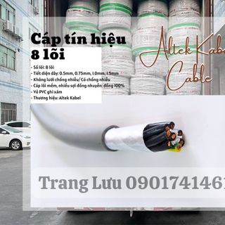 Cáp điều khiển 8x0.5mm, 8x0.75mm, 8x1.0mm, 8x1.5mm
