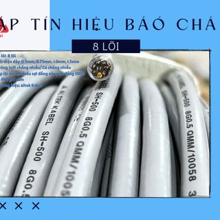 Cáp điều khiển 8x0.5mm, 8x0.75mm, 8x1.0mm, 8x1.5mm