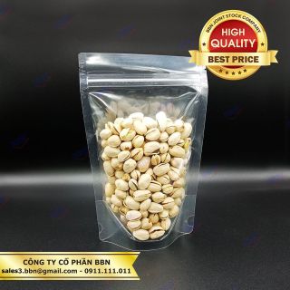 Túi zip 2 mặt trong suốt