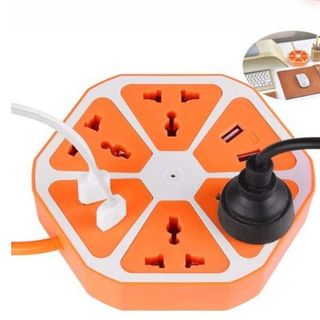 Ổ CẮM ĐIỆN TRÁI CAM 2 CỔNG USB