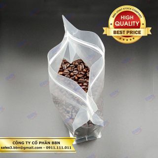 Túi zip đáy đứng 8 cạnh trong suốt 500g và 1kg