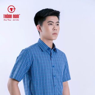 Áo sơ mi nam ngắn tay chất vải Bamboo cao cấp