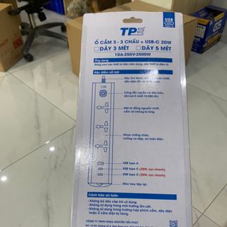 Ổ Cắm Điện Type C Sạc Nhanh 20W - Đầy thêm 50% pin trong 30 phút, sạc cùng lúc 2 điện thoại