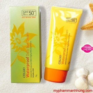Kem chống nắng Cell.io Waterproof Daily Sun Cream SPF50+/PA+++ 70g
