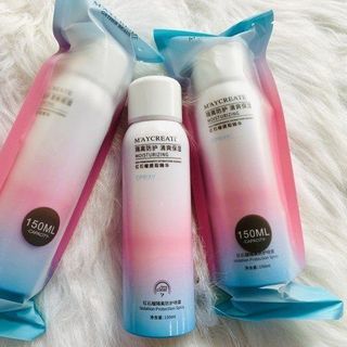 XỊT CHỐNG NẮNG DƯỠNG TRẮNG DA MAY.CREATE MOISTURIZING 150ML