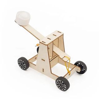 Đồ chơi lắp ghép thông minh bằng gỗ mô hình Máy bắn đá DIY-200