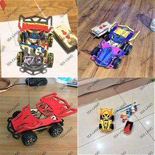 Đồ chơi lắp ghép thông minh bằng gỗ Mô hình xe ô tô gỗ điều khiển từ xa DIY-089