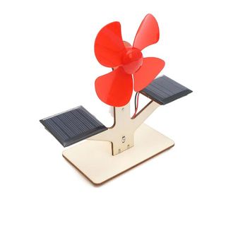 Đồ chơi lắp ghép thông minh bằng gỗ mô hình Quạt năng lượng mặt trời DIY-059 giá sỉ