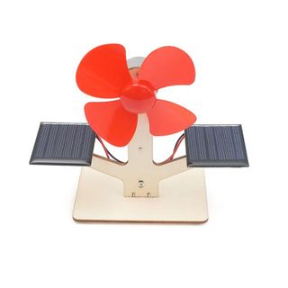 Đồ chơi lắp ghép thông minh bằng gỗ mô hình Quạt năng lượng mặt trời DIY-059