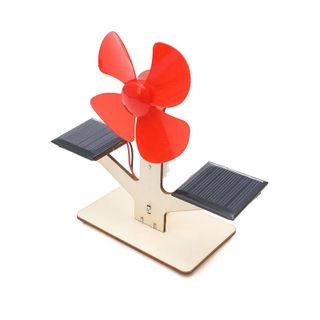 Đồ chơi lắp ghép thông minh bằng gỗ mô hình Quạt năng lượng mặt trời DIY-059